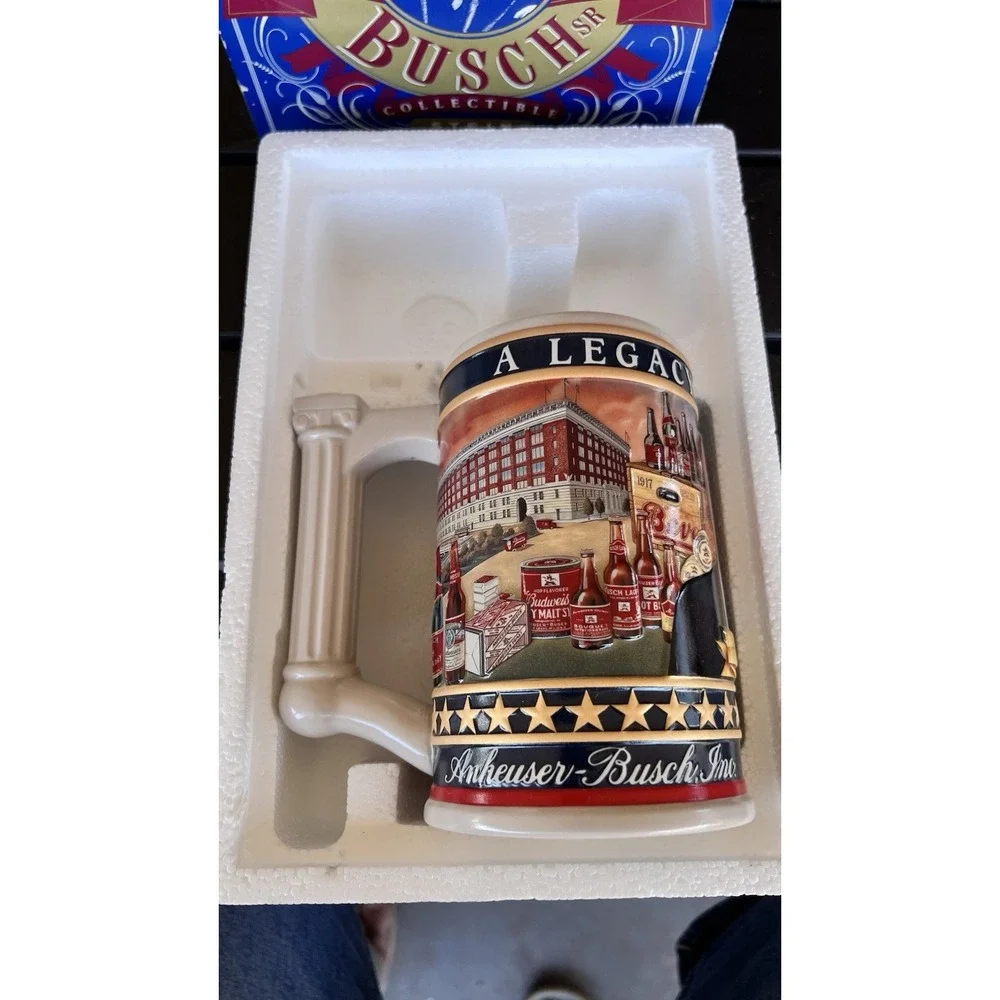 Anheuser Busch Family Series August A. Busch Sr. 2002 State Convention Stein